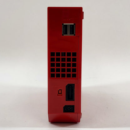 Nintendo Wii Console Gaming System RVL-001 Red Missing Cover