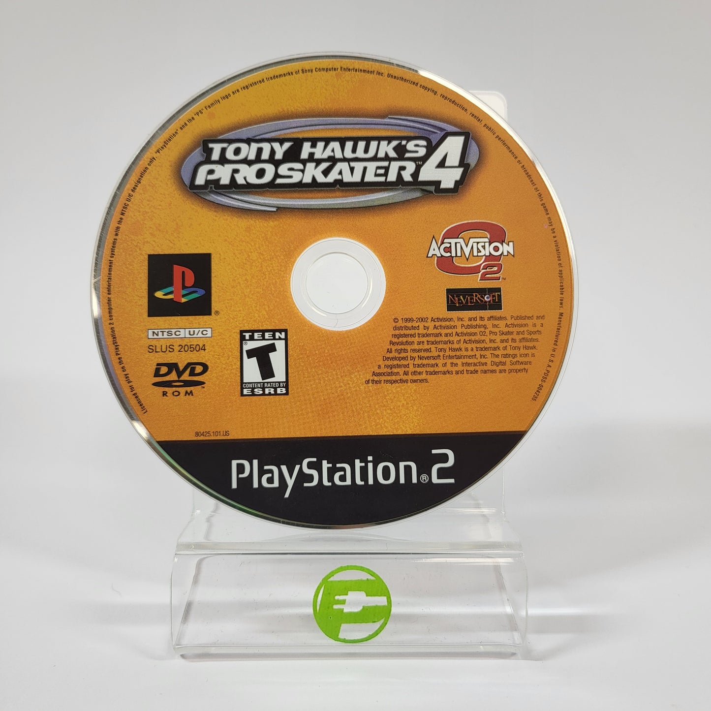 Tony Hawk 4 (Sony PlayStation 2 PS2, 2002)