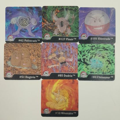 Pokemon Artbox Action Flipz Series One Lot of 7