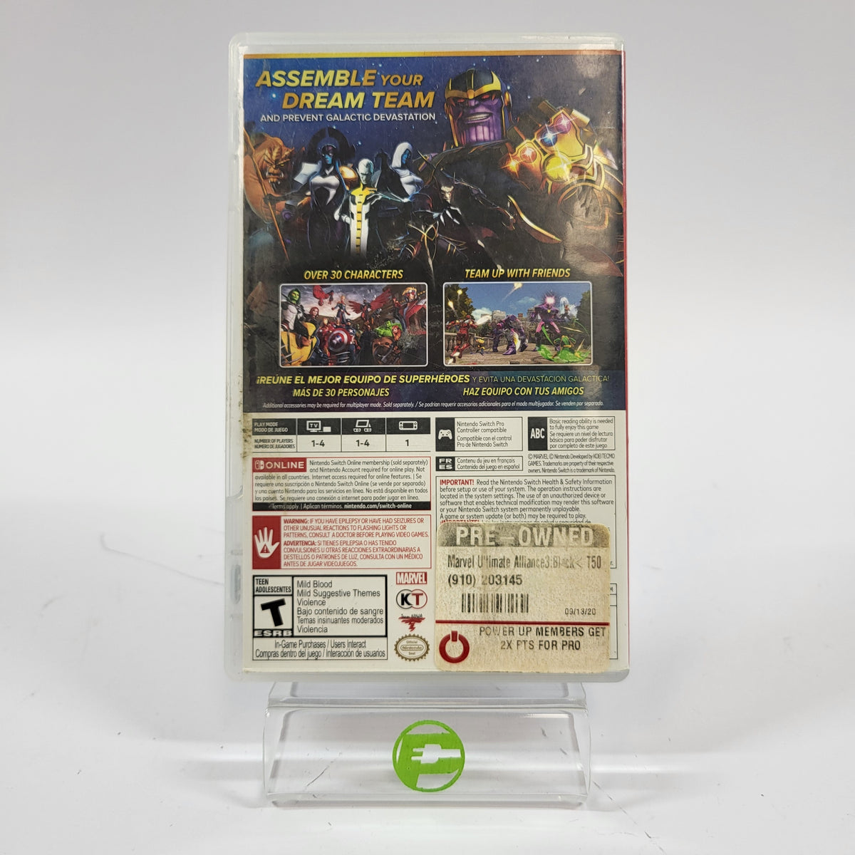 Marvel Ultimate Alliance 3: The Black Order (Nintendo Switch, 2019)