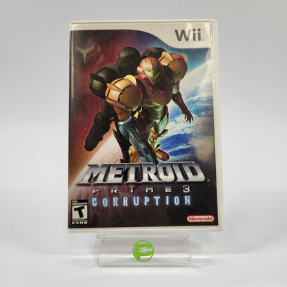 Metroid Prime 3 Corruption (Nintendo Wii, 2007)