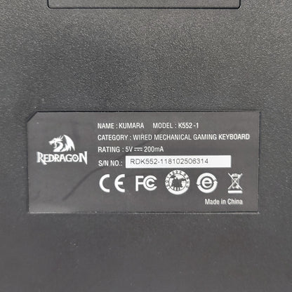 Redragon Keyboard and Mouse Black K552-1 For PC