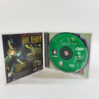 Gex 3: Deep Cover Gecko (Sony PlayStation 1 PS1, 1999)