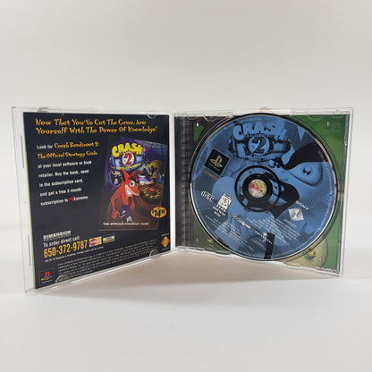 Crash Bandicoot 2 Cortex Strikes Back (Sony PlayStation 1 PS1, 1998)