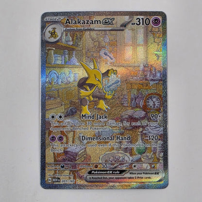 Pokémon TCG Scarlet & Violet: 151 Alakazam EX 201/165 SIR Holo English