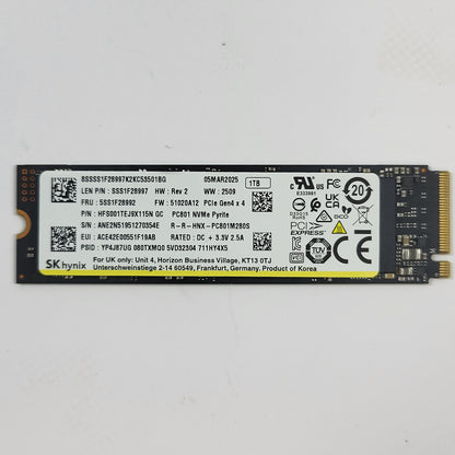 SK Hynix 2280mm ST900MP0026 1TB M.2 NVMe Gen 4.0 x 4 SSD HFS001TEJ9X115NGC