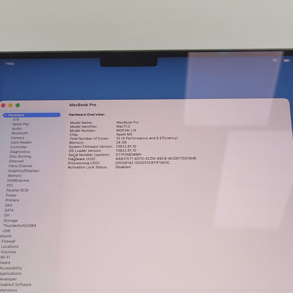 2026 Apple MacBook Pro 14" M5 10C GPU 4.6GHz 24GB RAM 1TB SSD MDE34LL/A