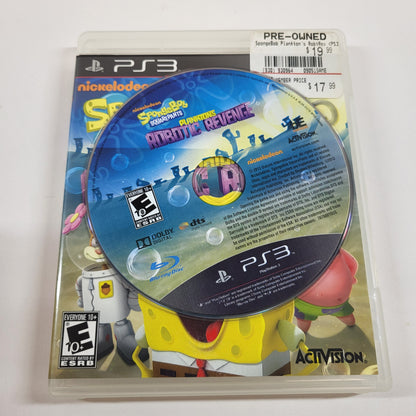 SpongeBob SquarePants: Plankton's Robotic Revenge (Sony PlayStation 3 PS3, 2013)