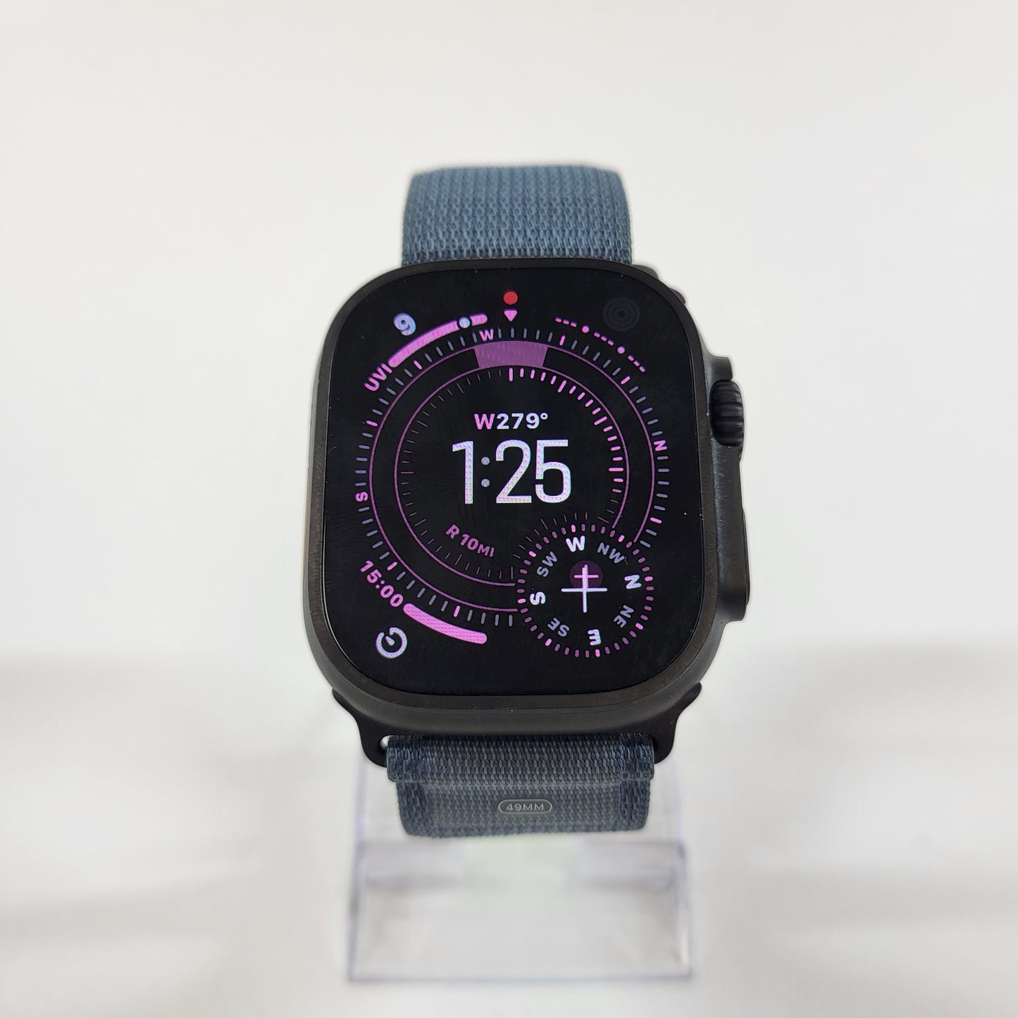 Factory Unlocked Apple Watch Ultra 3 49MM Black Light Blue Alpine Loop MF254LW/A