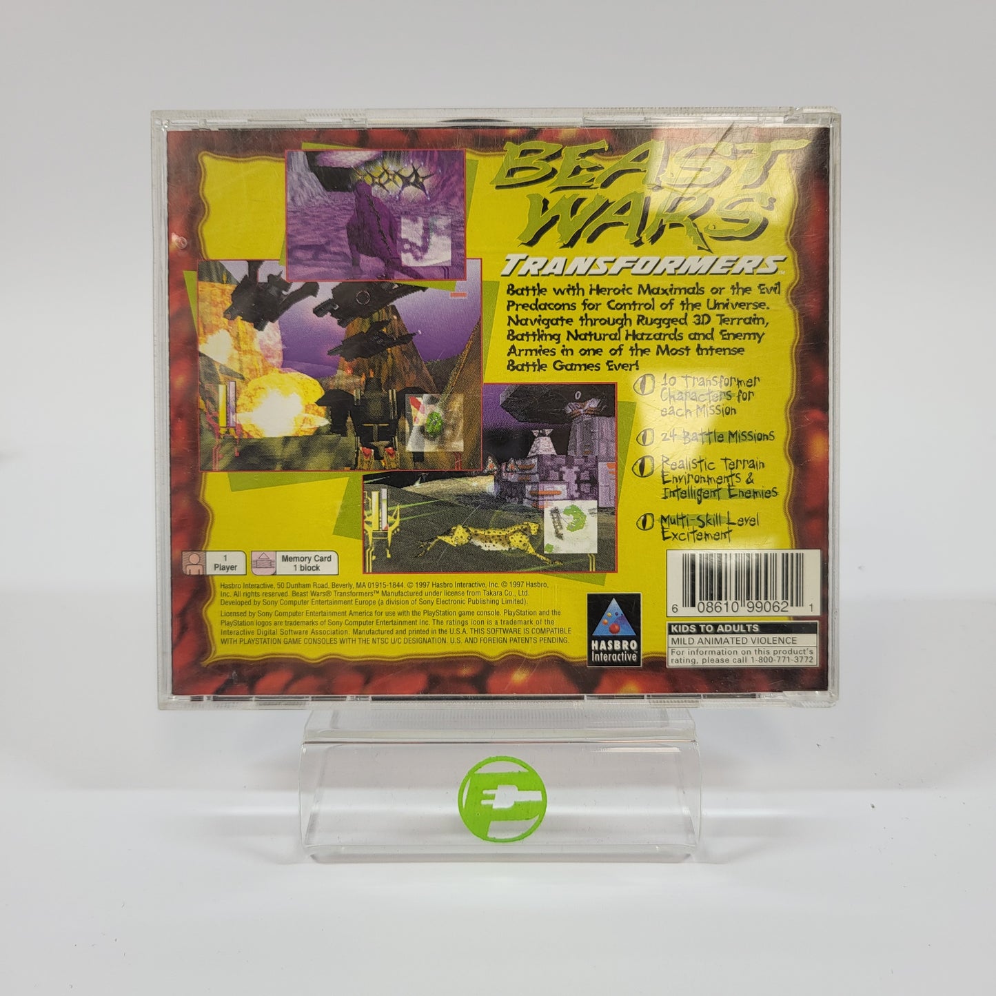Beast Wars Transformers (Sony PlayStation 1 PS1, 1997)