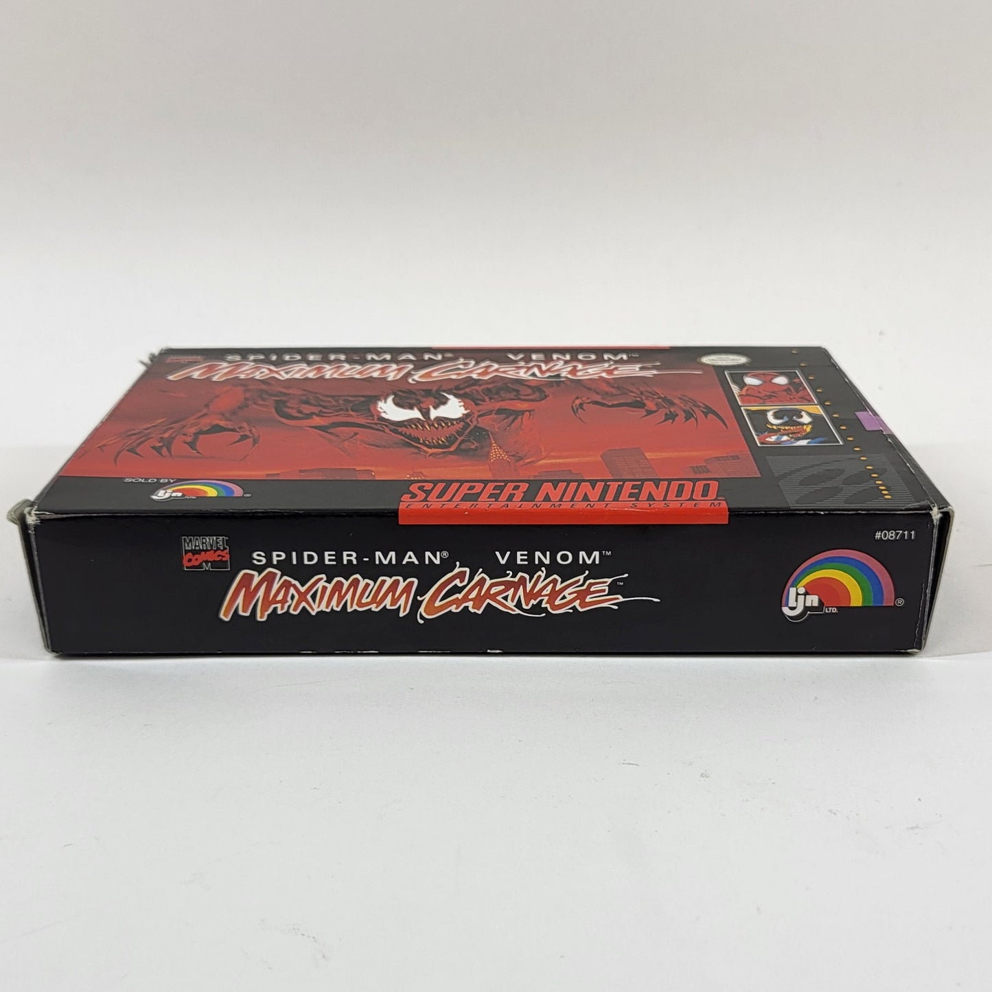 Spider Man Venom Maximum Carnage Super Nintendo SNES 1994 LJN Boxed Game