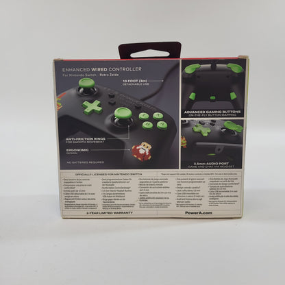 New PowerA Nintendo Switch Pro Wired Controller Black The Legend of Zelda Edition