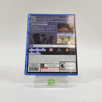 Minecraft [with VR] (Sony PlayStation 4 PS4, 2021)