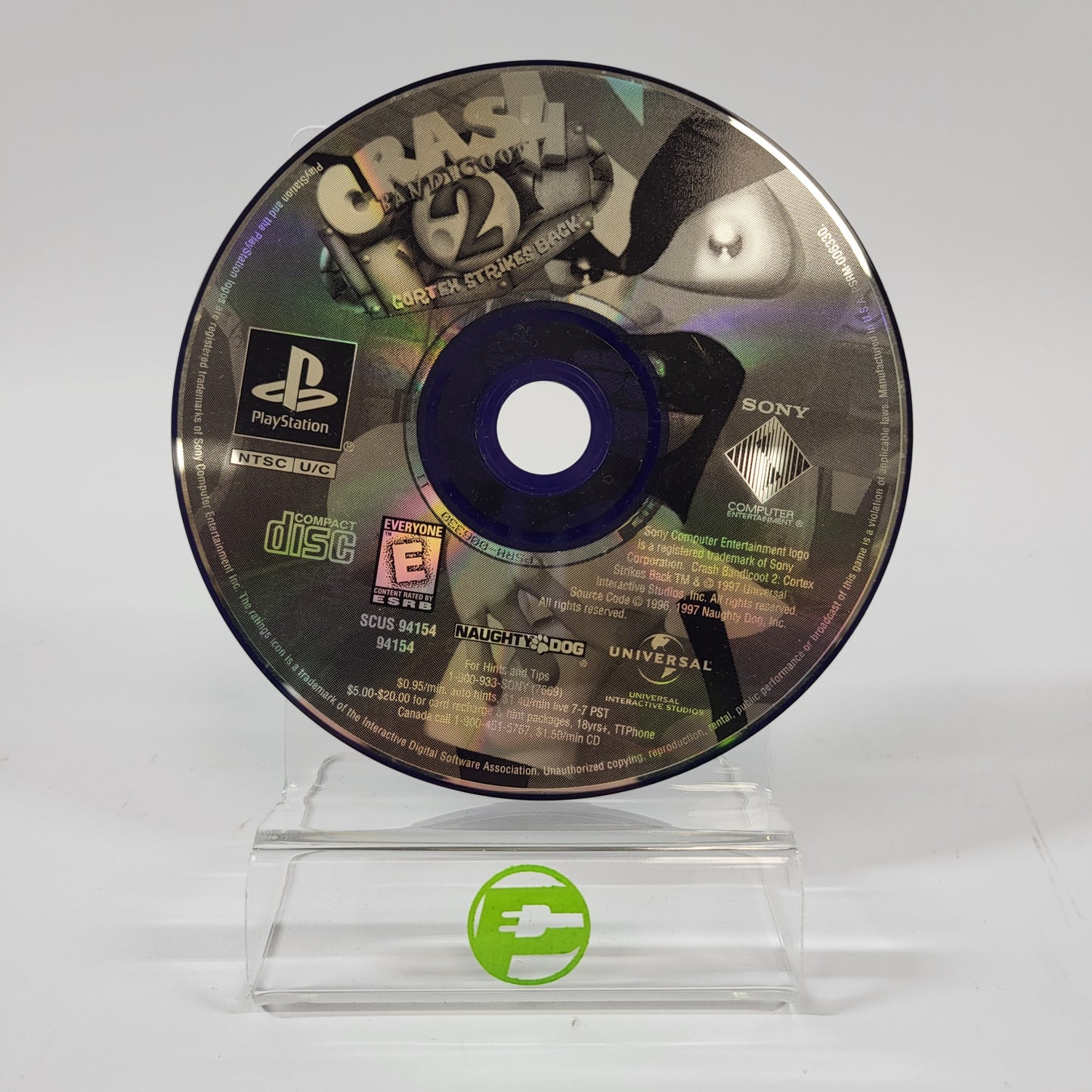 Crash Bandicoot 2 Cortex Strikes Back [Greatest Hits] (Sony PlayStation 1, 1998)