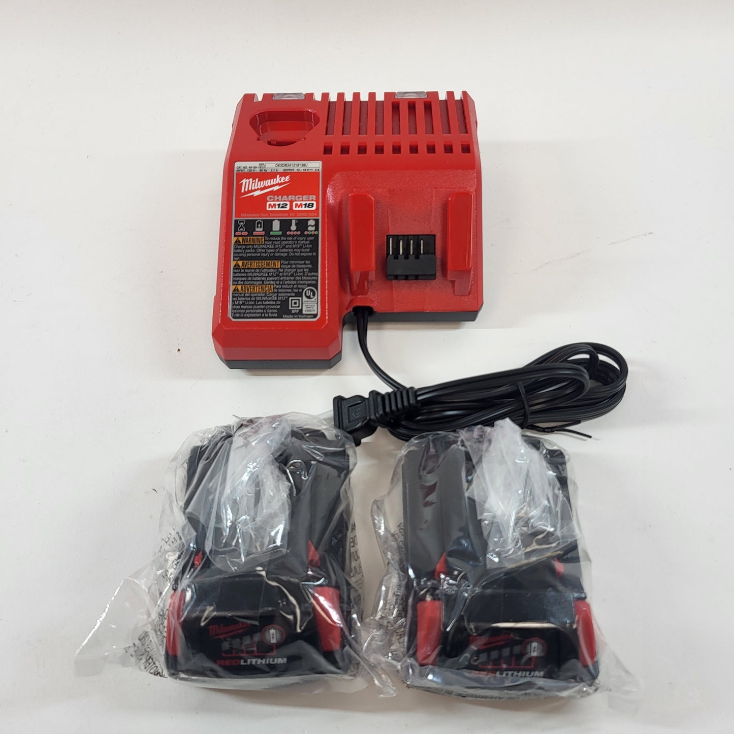 New Milwaukee 2691-22 M18 18V M18 Compact 2-Tool Combo Kit  Open Box
