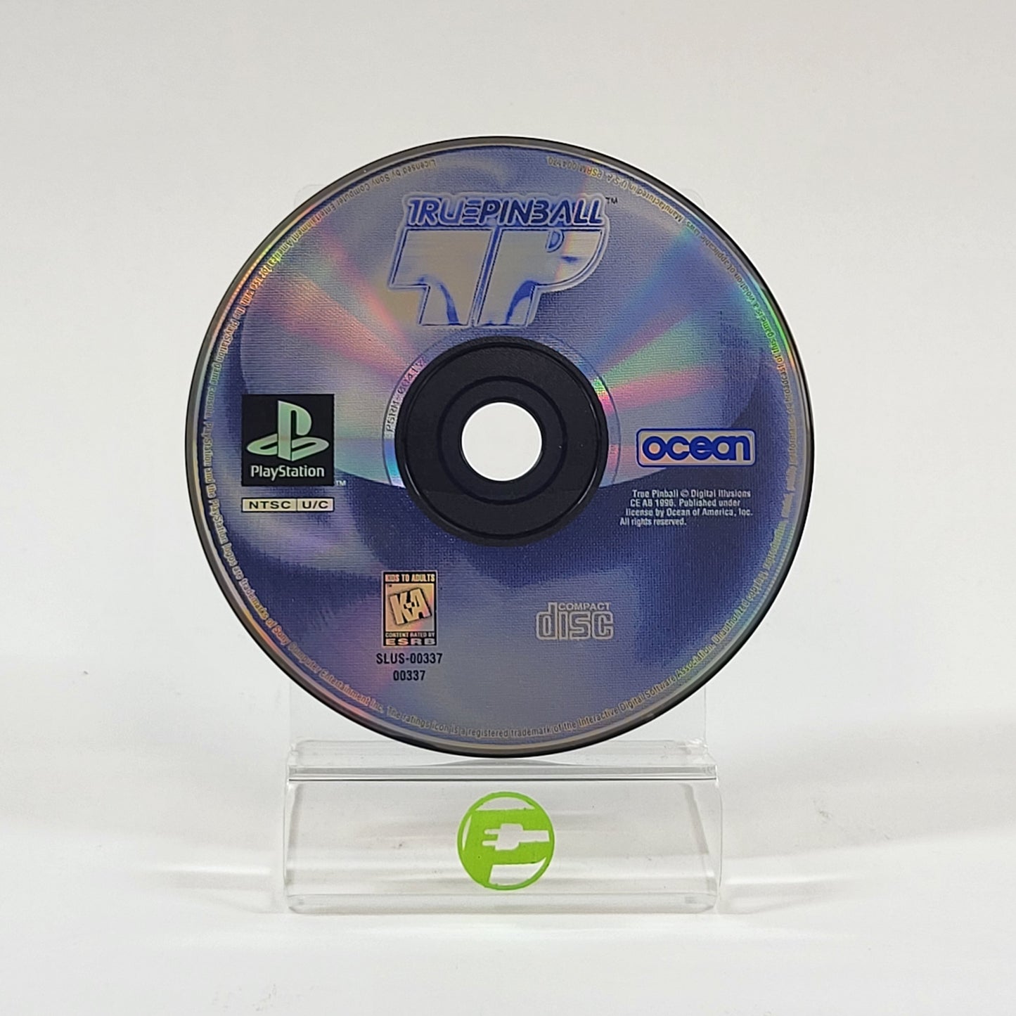 True Pinball (Sony PlayStation 1 PS1, 1996)