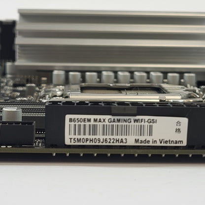 Asus B650EM MAX GAMING WIFI AM5 microATX AMD DDR5 Motherboard