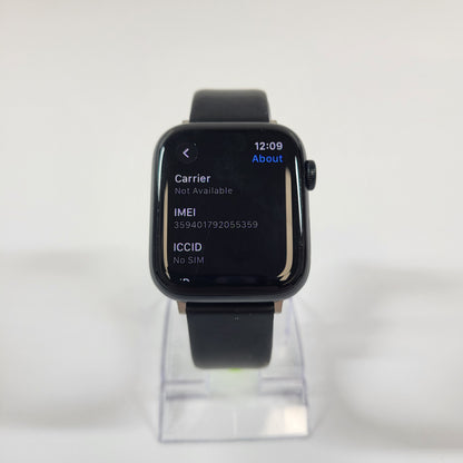 Unlocked Apple Watch SE 2nd Gen Midnight Aluminum Aftermarket Band MNU03LL/A