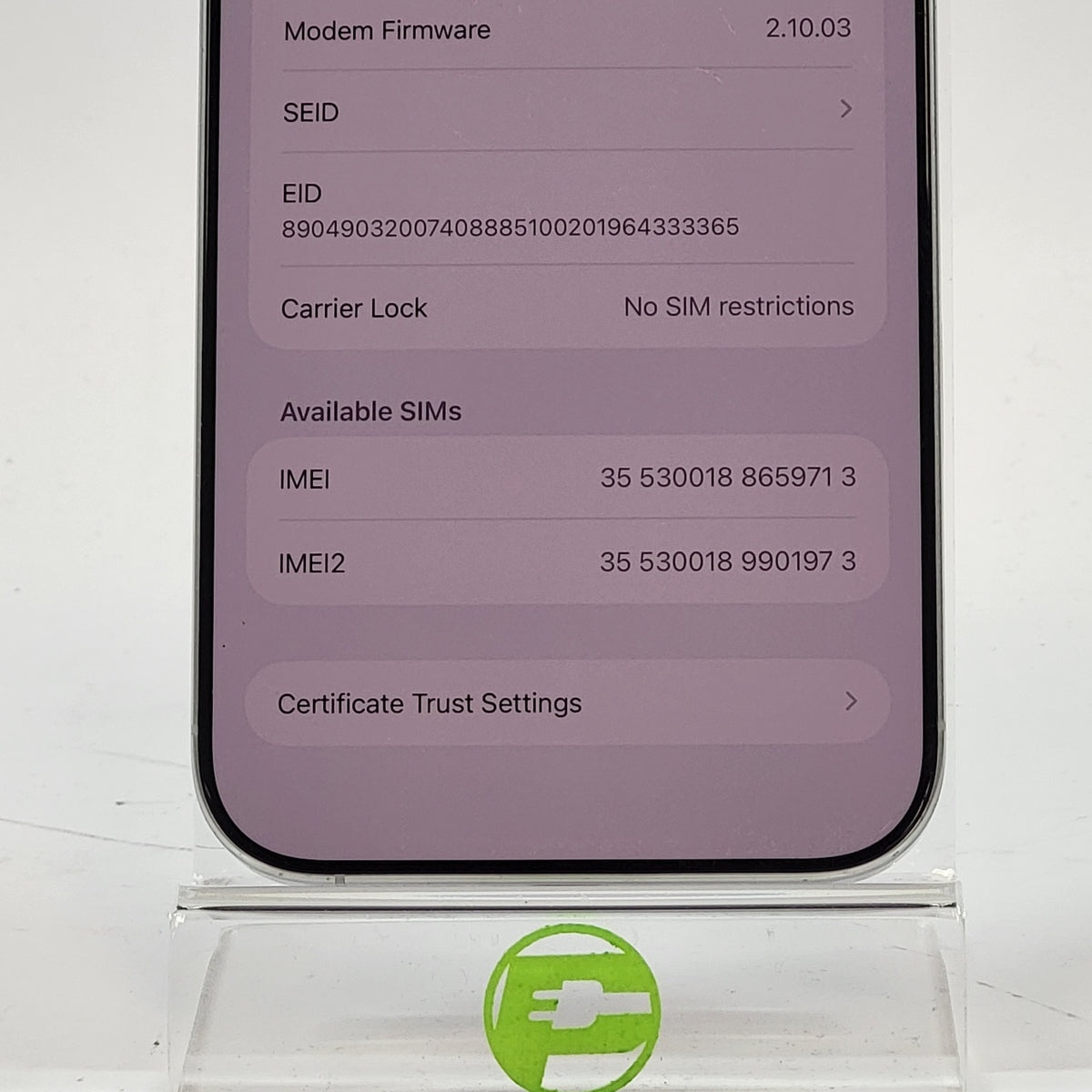 Unlocked Apple iPhone 16 Pro Max 512GB 26.1 White Titanium MYW83LL/A