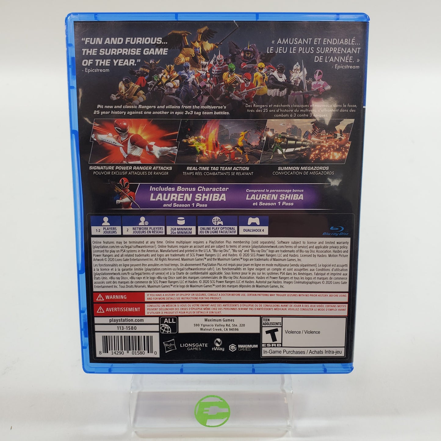Power Rangers: Battle for the Grid [Collector's Edition] (Sony PlayStation 4 PS4, 2020)