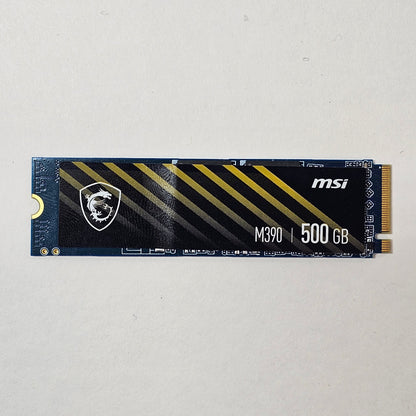 MSi 2280mm M390 500GB M.2 NVMe Gen 3.0 x 4 SSD