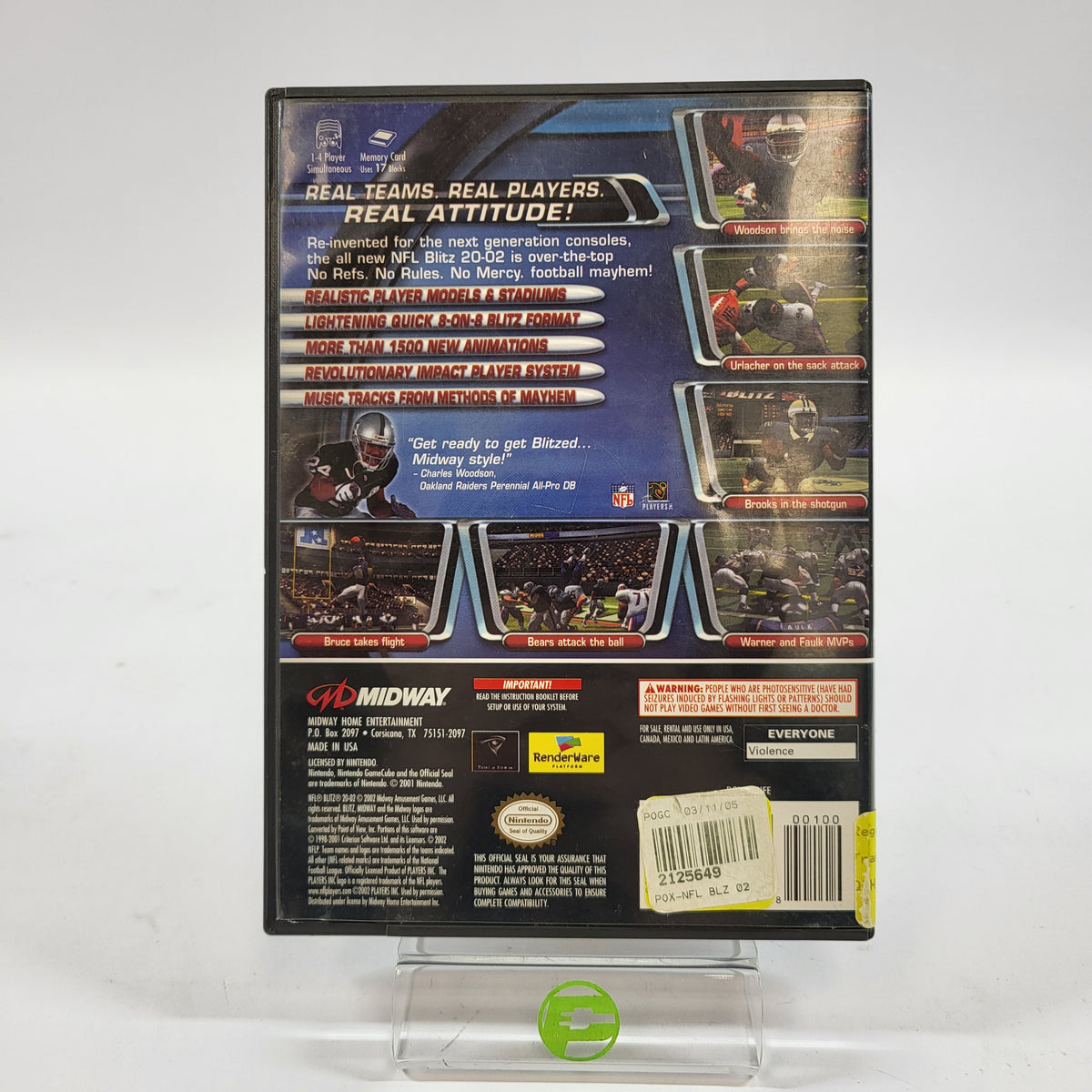 NFL Blitz 2002 (Nintendo GameCube, 2002)