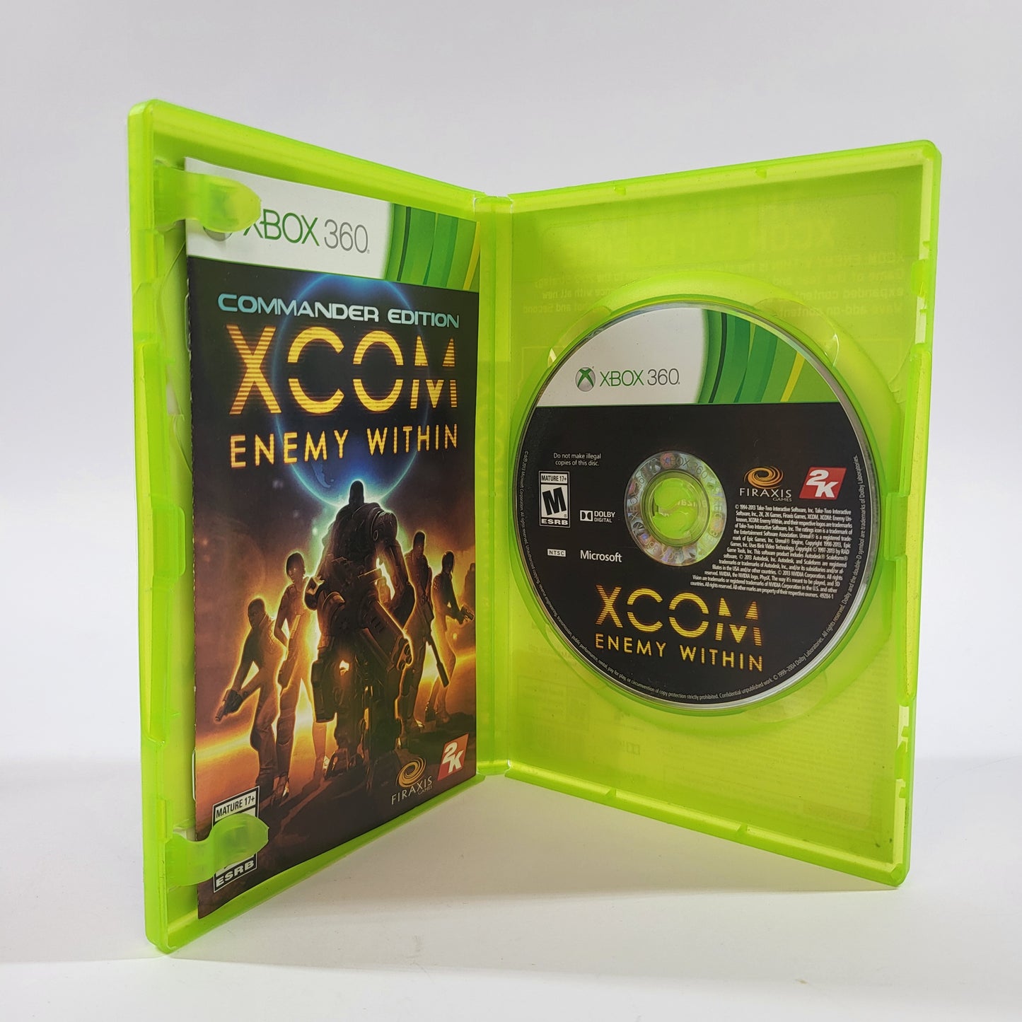 XCOM Enemy Within [Commander Edition] (Microsoft Xbox 360, 2013)