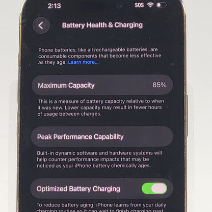 Factory Unlocked Apple iPhone 14 Pro 512GB Gold MQ213LL/A