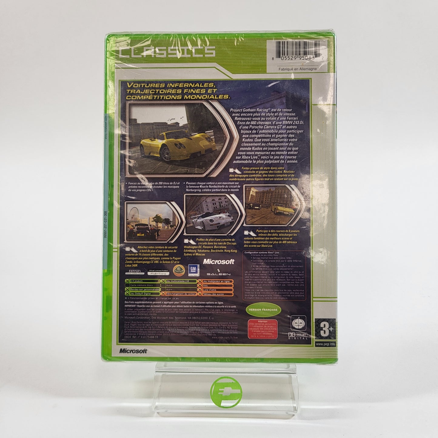 New Project Gotham Racing 2 [Classics] (Microsoft Xbox, 2003) PAL