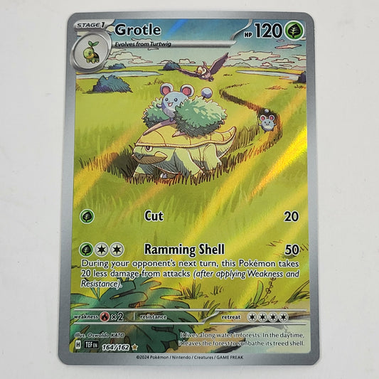 Pokémon TCG Temporal Forces Grotle 164/162 Illustration Rare Holo English