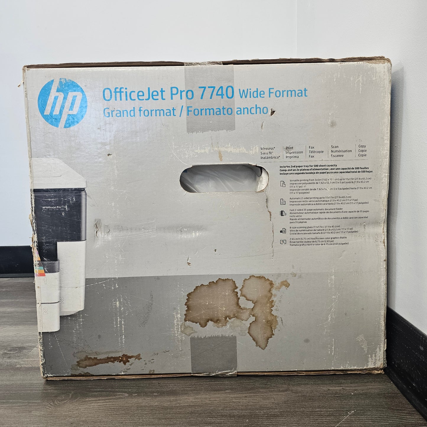 New HP OfficeJet Pro 7740 Wide Format All-In-One Printer G5J38-00080