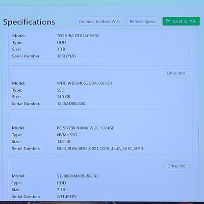 Alienware Aurora R11 i9-10900F 2.80GHz 64GB RAM 1TB SSD 3TB, 2TB HDD RTX 3080