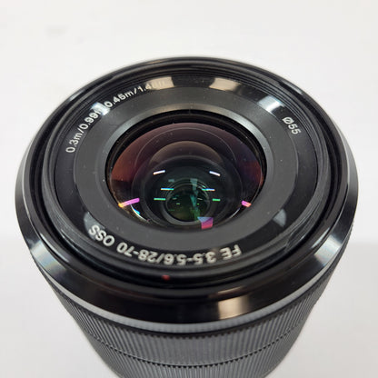 Sony FE 28-70mm f/3.5-5.6 E E-Mount SEL2870 Auto & Manual Lens
