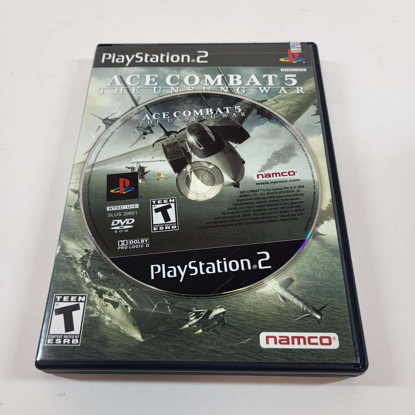 Ace Combat 5 Unsung War (Sony PlayStation 2 PS2, 2004)