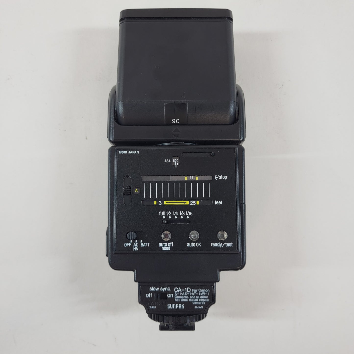 Sunpak Auto 422 D Auto Thyristor Electronic Flash Unit 1581B