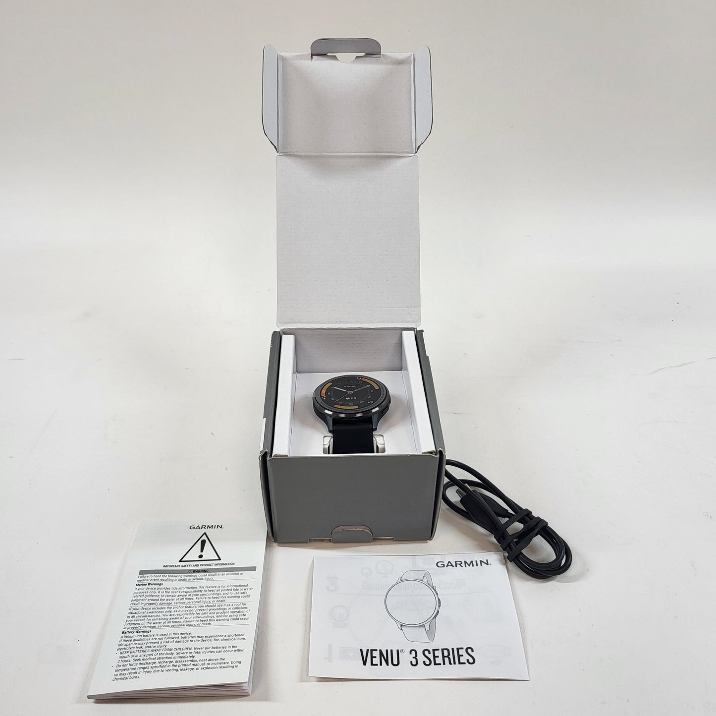 New Garmin Venu 3 45mm Health & Fitness GPS Smartwatch A04543