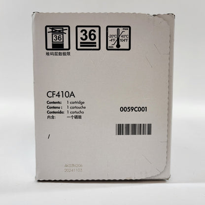 New HP 410A CF410A Black Toner Cartridge