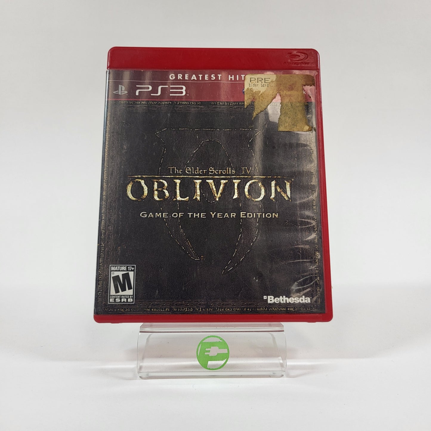 Elder Scrolls IV Oblivion Game of the Year [Greatest Hits] (PS3, 2007)