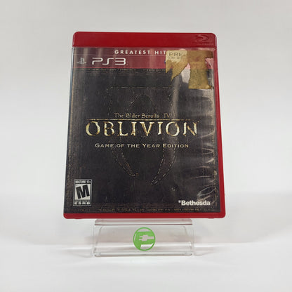 Elder Scrolls IV Oblivion Game of the Year [Greatest Hits] (PS3, 2007)