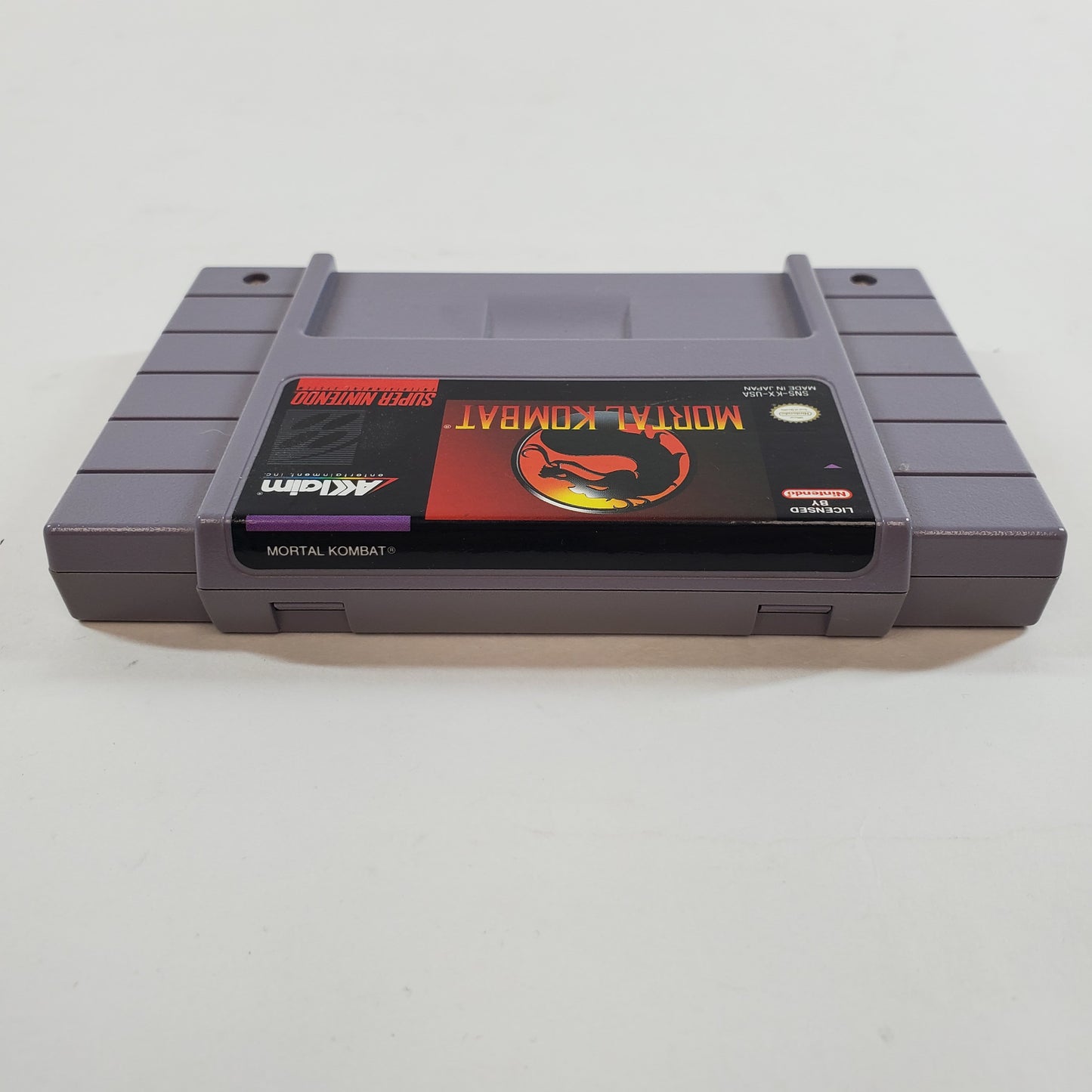 Mortal Kombat (Super Nintendo SNES, 1993) Cartridge Only