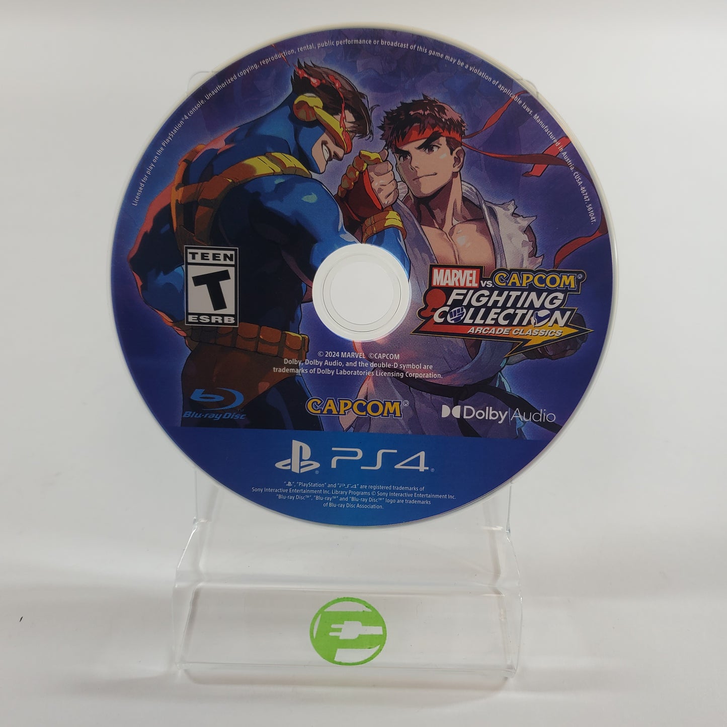 Marvel Vs. Capcom Fighting Collection (Sony PlayStation 4 PS4, 2024) Disc Only