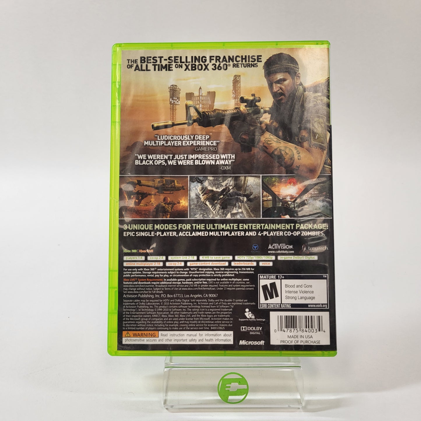 Call of Duty Black Ops (Microsoft Xbox 360, 2010)