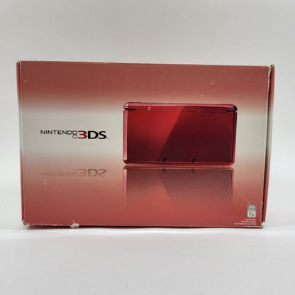 Nintendo 3DS Handheld Game Console CTR-001 Metallic Red