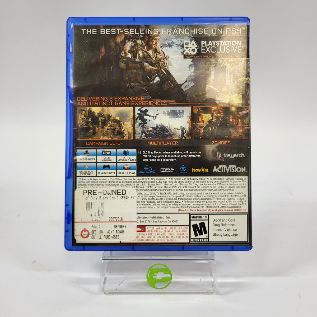 Call of Duty Black Ops III (Sony PlayStation 4 PS4, 2015)