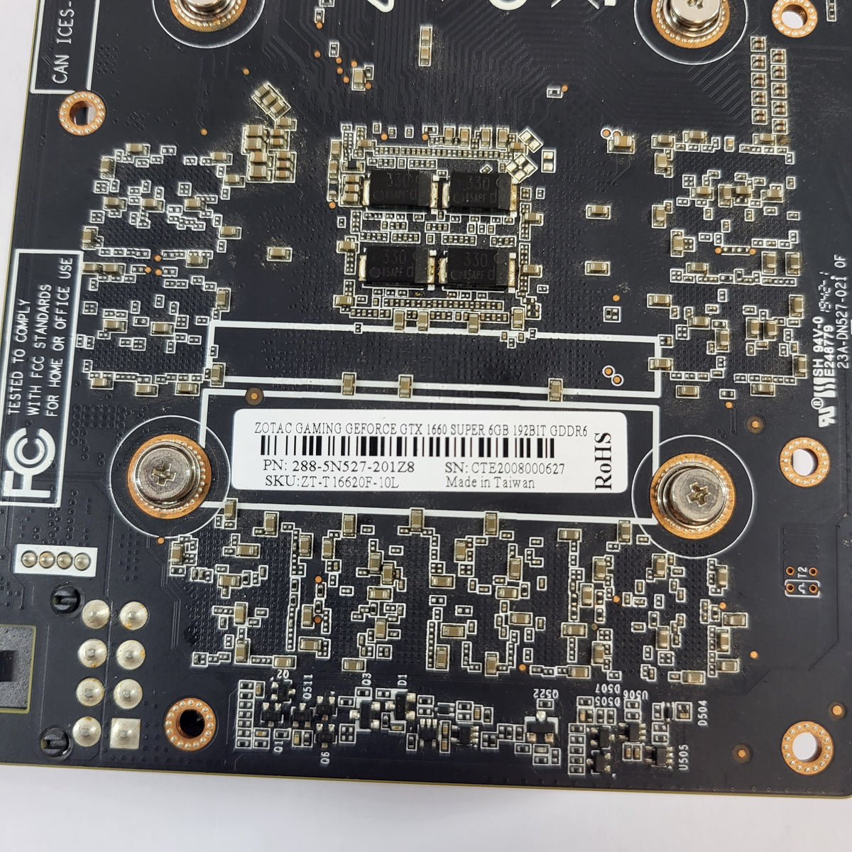 Zotac GeForce GTX 1660 Super 6GB GDDR6 Graphics Card 288-5N527-201Z8