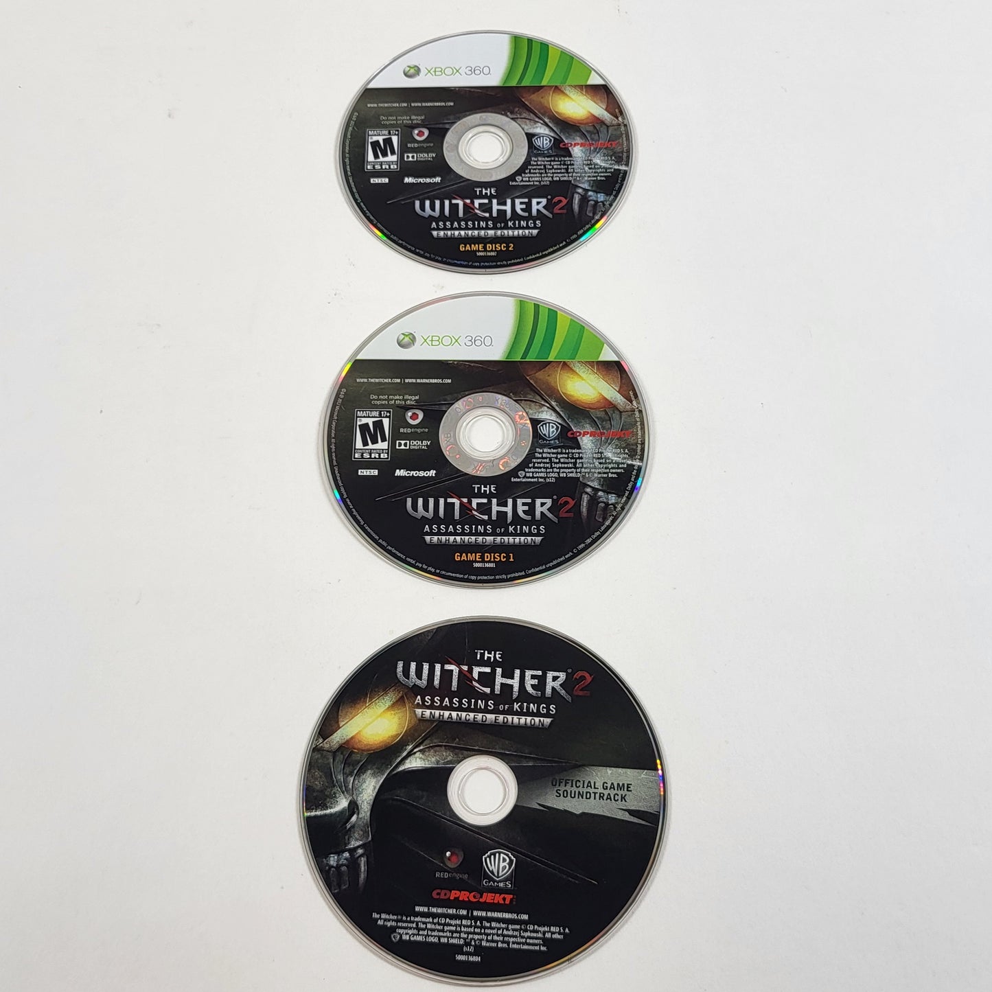 Witcher 2: Assassins of Kings: Enhanced Edition (Microsoft Xbox 360, 2012)