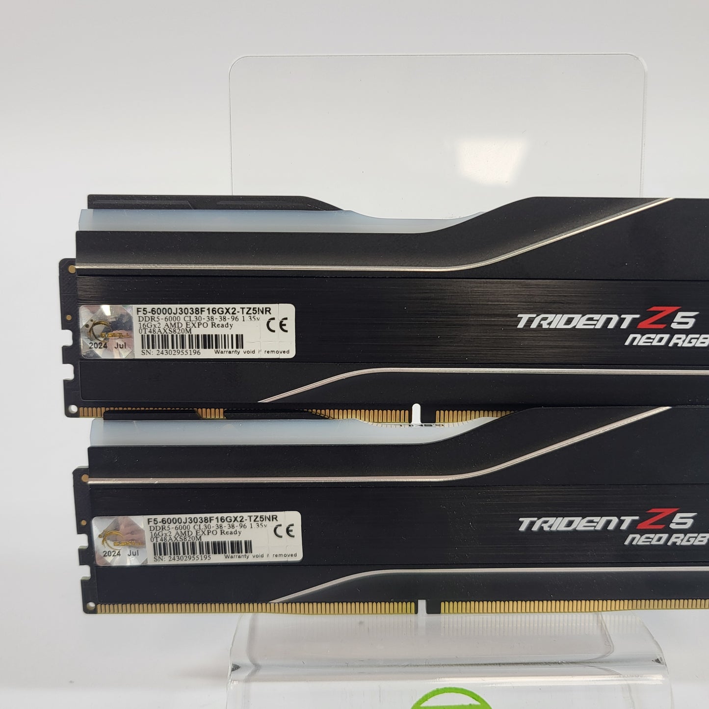 G.Skill Trident Z5 NEO RGB 32GB (2x16GB) RAM DDR5 6000MHz F5-6000J3038F16GX2-TZ5