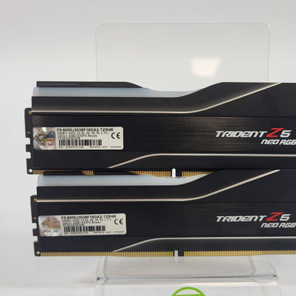 G.Skill Trident Z5 NEO RGB 32GB (2x16GB) RAM DDR5 6000MHz F5-6000J3038F16GX2-TZ5