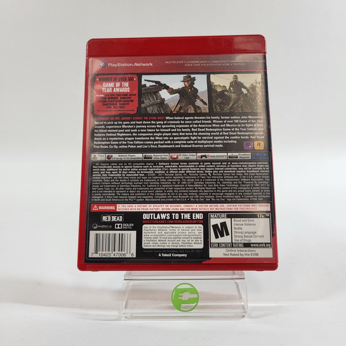 Red Dead Redemption [Game of the Year] (Sony PlayStation 3 PS3, 2011)