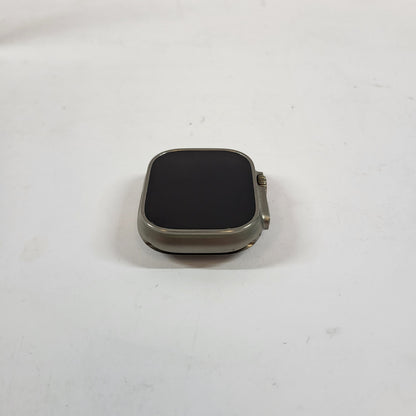 Unlocked Apple Watch Ultra 3 49MM Silver Titanium Aftermarket Band MEWH4LW/A